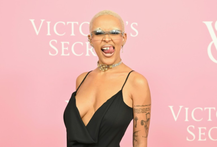 US rapper Doja Cat attends the Victoria's Secret New York Fashion Week kickoff event
