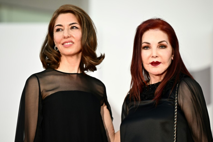 Sofia Coppola was joined by the subject of her film, Priscilla Presley, on the red carpet