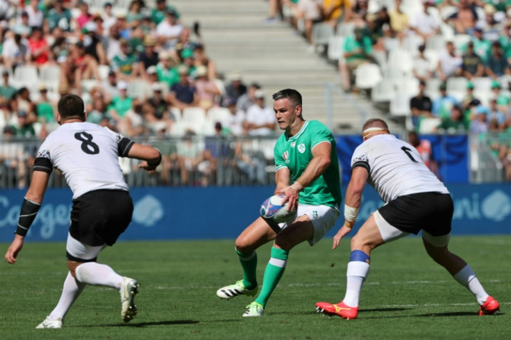 Johnny Sexton became Ireland's record World Cup points scorer