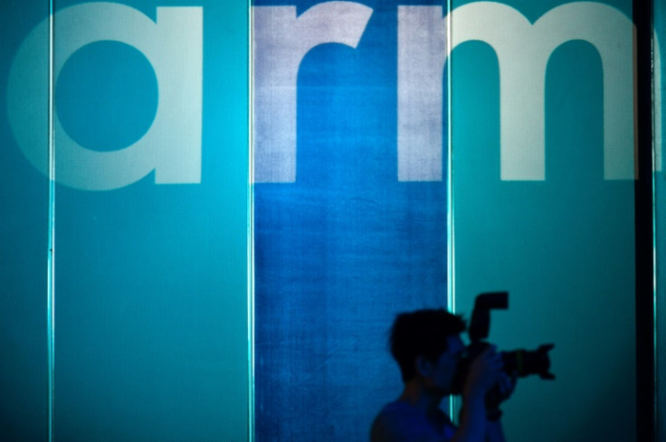 Arm's logo seen in Taipei in May 2019