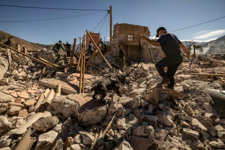 The earthquake wiped out entire villages in the Atlas foothills