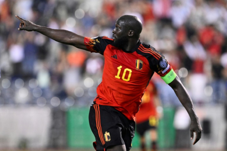 Romelu Lukaku scored twice for Belgium