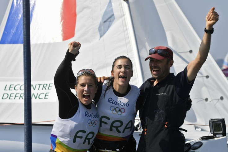 Hélène Defrance (centre) won a bronze medal in Rio and is now a nutrionist working on the Paris Olympics