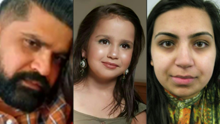 Sara's father, Urfan Sharif (L), and stepmother Beinash Batool (R) fled to Pakistan