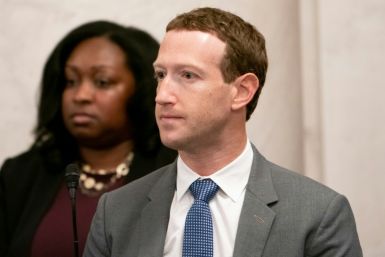 Mark Zuckerberg, CEO of Meta, the parent company of Facebook, attends a US Senate forum on artificial intelligence in Washington, DC, on September 13, 2023