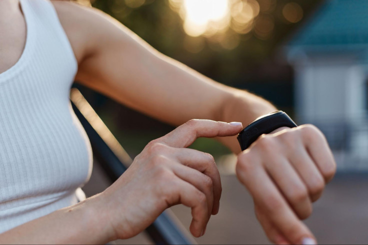 Girl with Watch monitor