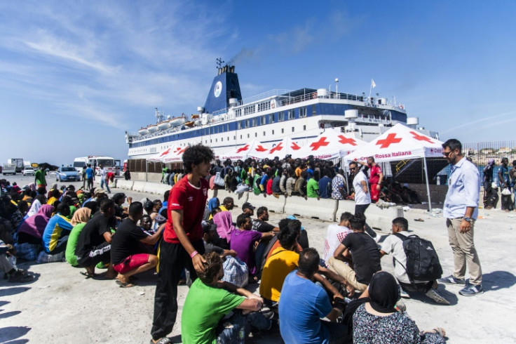 The recent arrivals equalled Lampedusa's local population