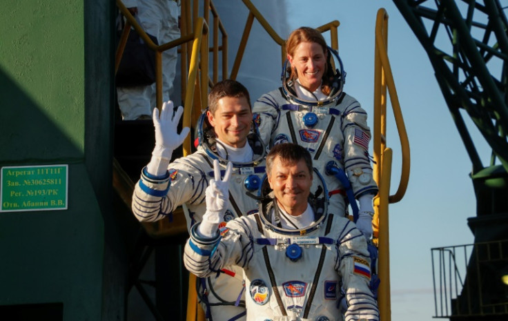 Roscosmos cosmonauts Oleg Kononenko and Nikolai Chub and NASA astronaut Loral O'Hara lifted off from the Baikonur cosmodrome in Kazakhstan