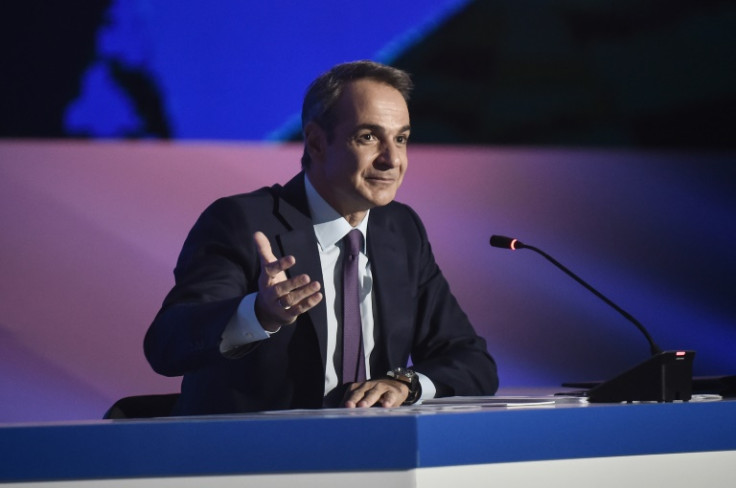 Greek Prime Minister Kyriakos Mitsotakis says 'climate crisis requires the mobilisation of the whole of society'