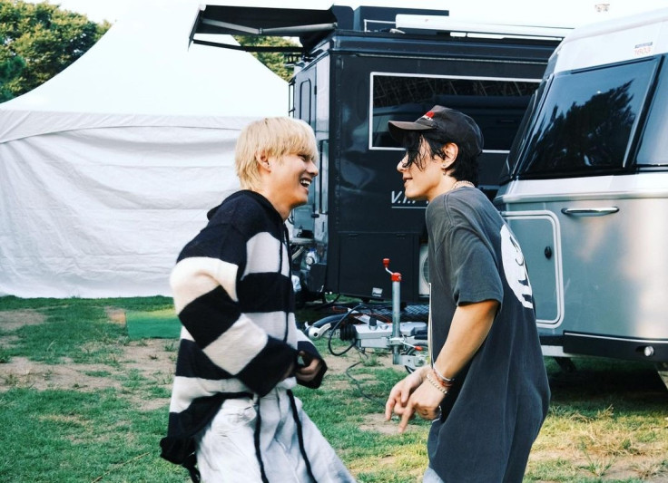 BTS V and Park Hyo Shin