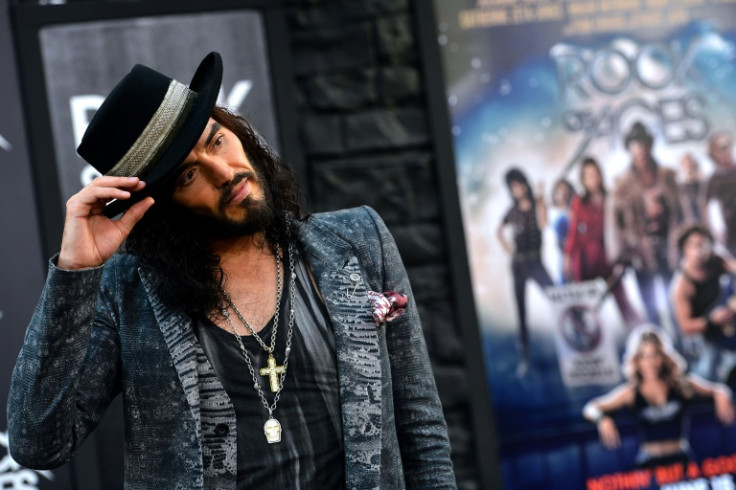 Russell Brand arrives at the premiere of 'Rock of Ages' in Hollywood, 2012