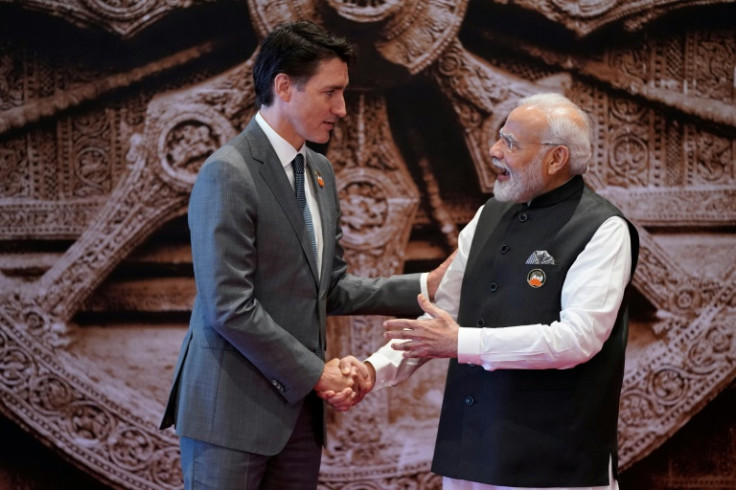 Indian Prime Minister Narendra Modi and Canadian Prime Minister Justin Trudeau met in September 2023 in New Delhi