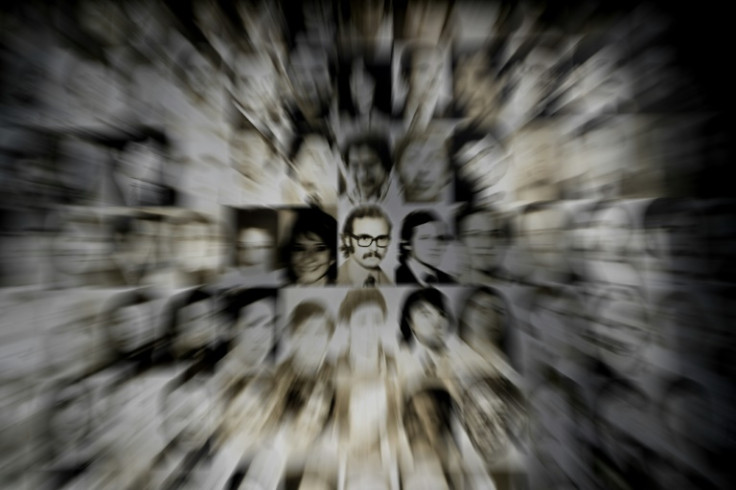 Photographs of hundreds of victims line the walls of the torture center turned museum