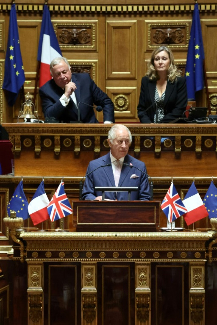 Charles' speech is the diplomatic high point of the day