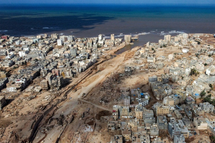 Flash floods in the eastern Libyan city of Derna razed entire neighbourhoods
