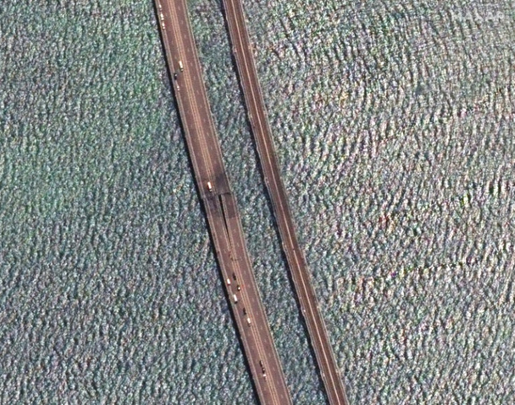 Kyiv has also hit the only bridge that connects the Crimean peninsula to the Russian mainland
