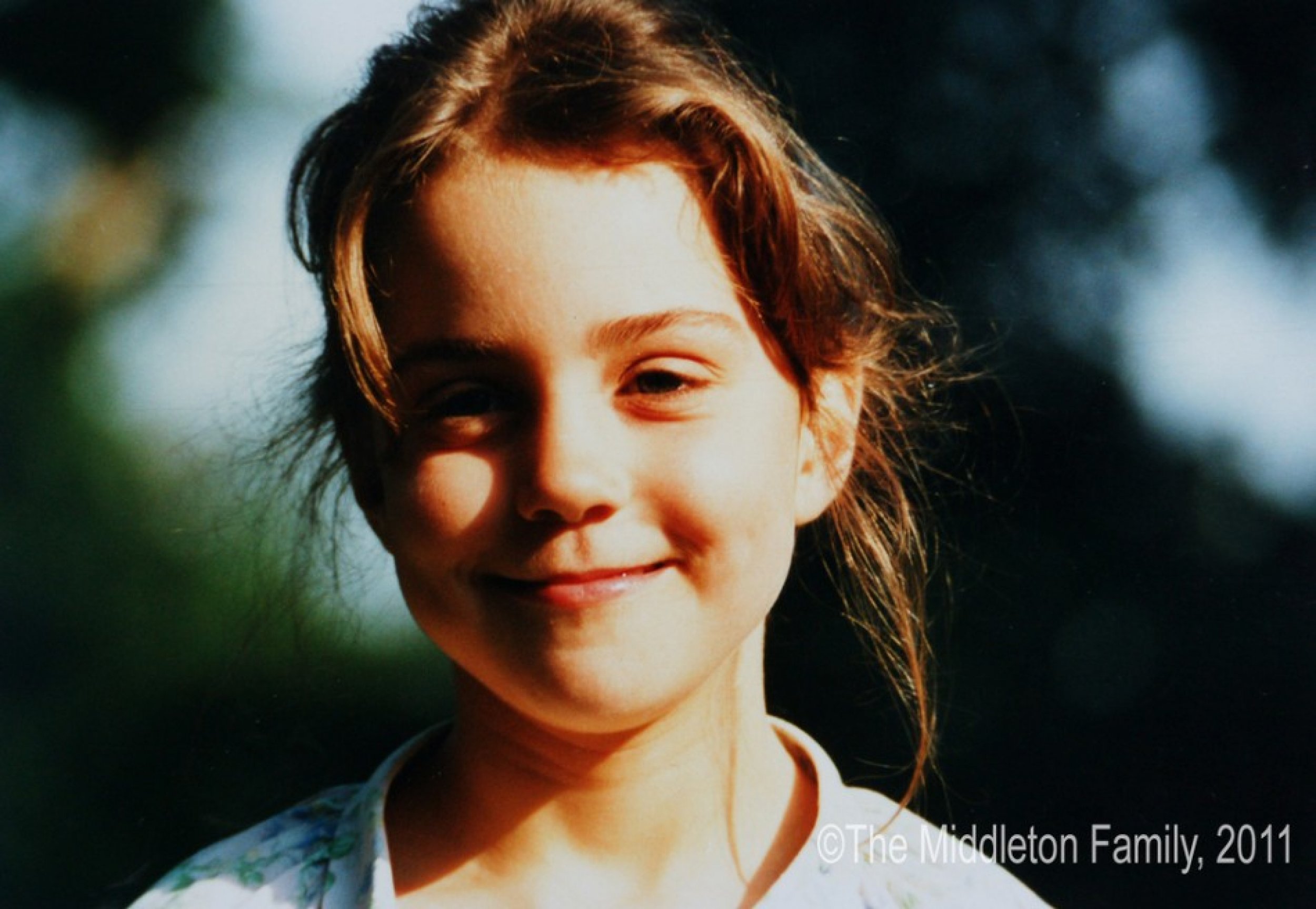 Kate Middleton Catherine, aged 5, in the UK.