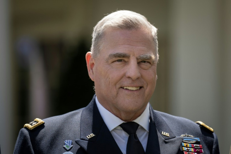 Chairman of the Joint Chiefs of Staff General Mark Milley in the Rose Garden of the White House on May 25, 2023