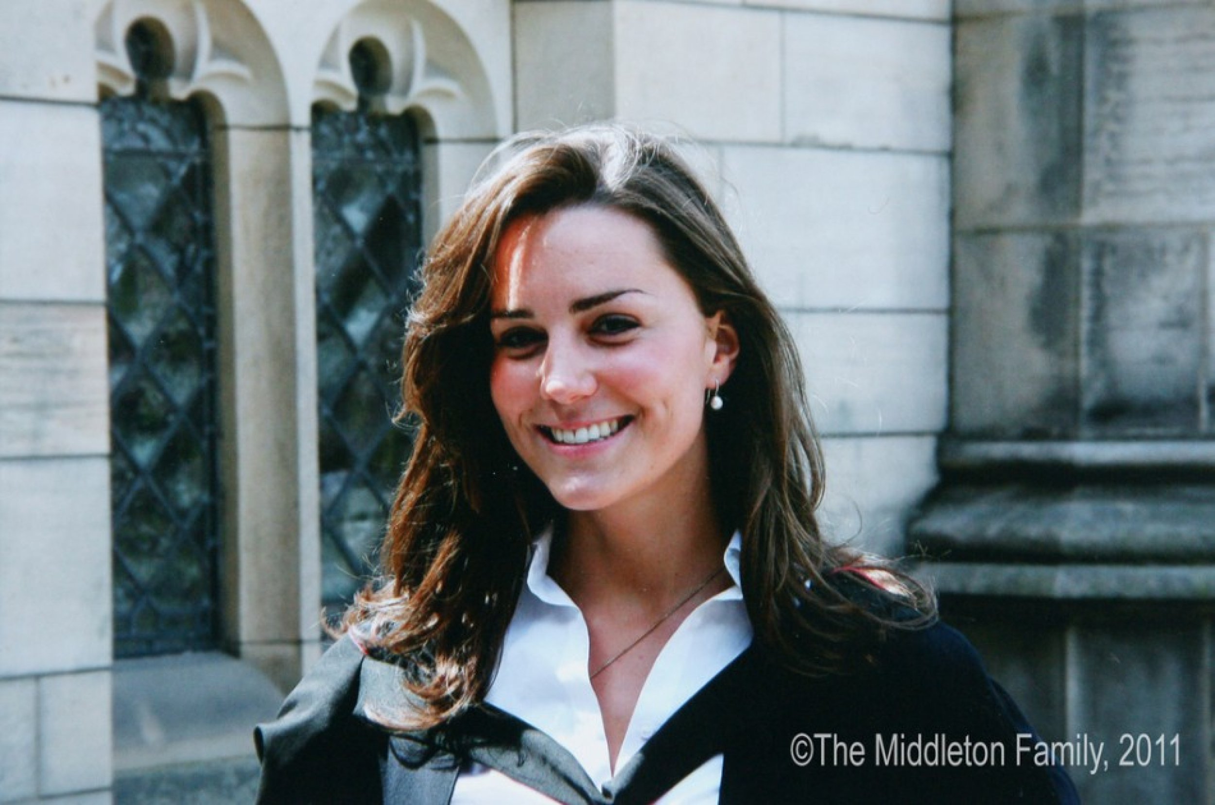 Kate Catherine Middleton on her graduation day, St. Andrews University.