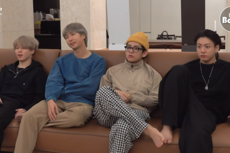 BTS RM with the Maknae line