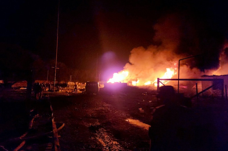 An explosion at a fuel depot wounded more than 200 people, according to Armenian separatist authorities