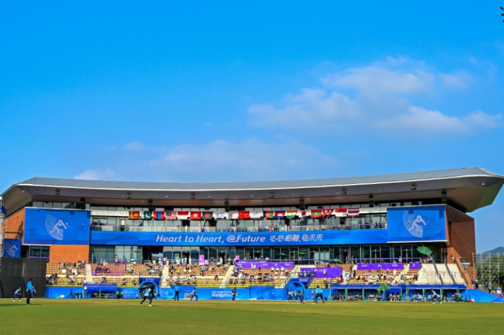 A general view of the Asian Games cricket ground