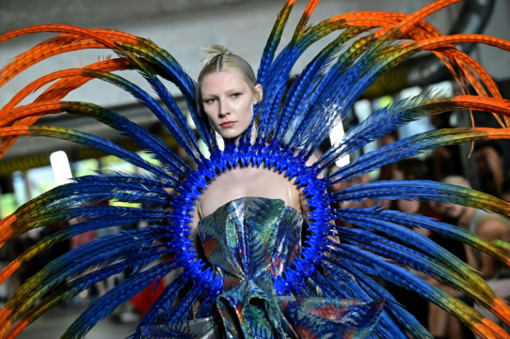 Germanier put on a spectacularly colourful show