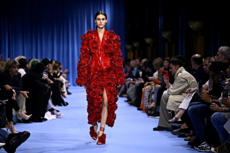 Roses were a major motif for Balmain