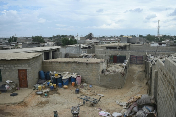 An Afghan refugee camp in Karachi