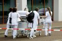 Medical staff evacuated patients during the attack