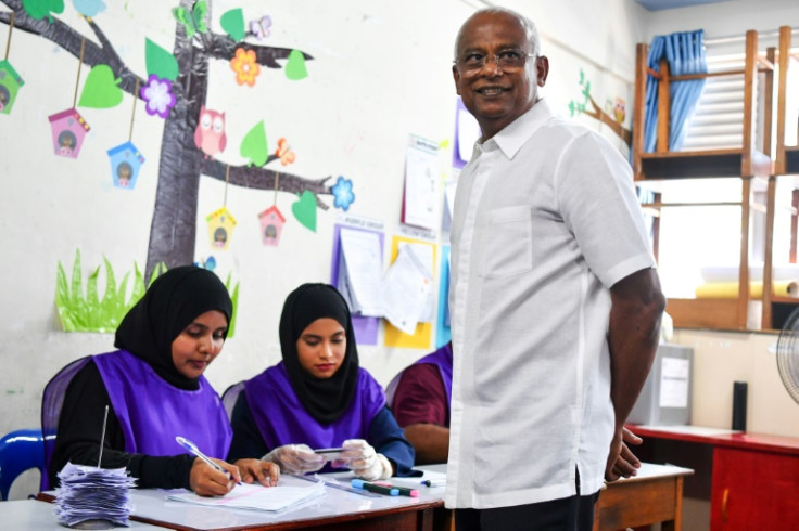 Maldives leader Ibrahim Mohamed Solih, the defeated incumbent in the September 30, 2023 presidential vote, was elected back in 2018 on the back of discontent with a predecessor's increasingly autocratic rule