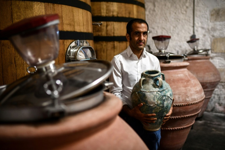 Masrour Makaremi bought an ancient Persian amphora for a special small batch of wine