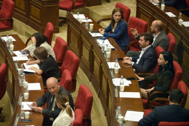 A broadcast online from the Armenian parliamentary session showed 60 deputies voting in favour of ratifying the Rome Statue with 22 voting againt