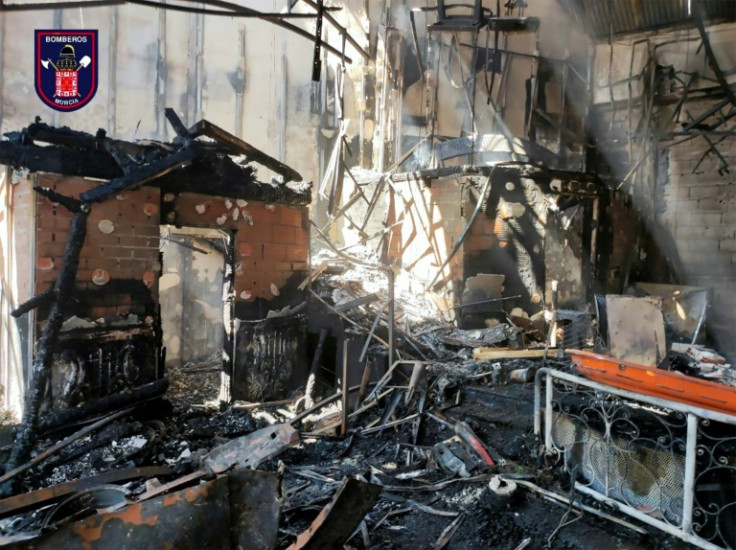 The blaze ripped through the two nightclubs very quickly, gutting the interior