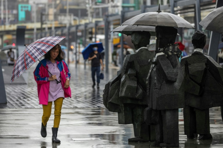 Koinu made landfall in the island's southernmost Cape Eluanbi Thursday morning and was weakening as it moved out into the Taiwan Strait by 3 pm