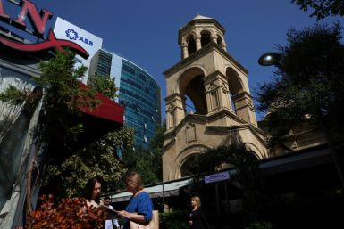 The church of Saint Gregory in Baku is currently closed to the public, an AFP reporter saw