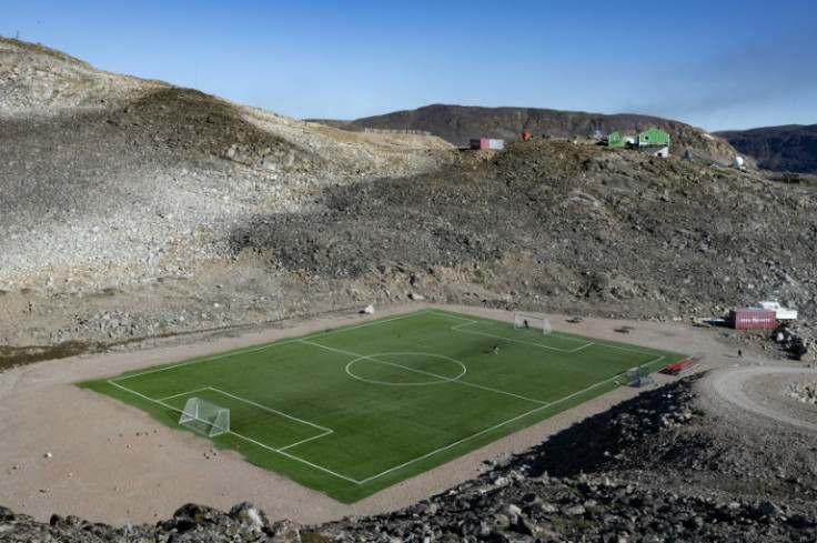 The village of Ittoqqortoormiit, which is changing rapidly, has a synthetic football field