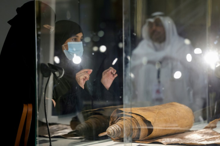 Organisers of the Riyadh book fair turned heads earlier this month with the display of a 500-year-old Torah scroll on loan from King Fahd National Library
