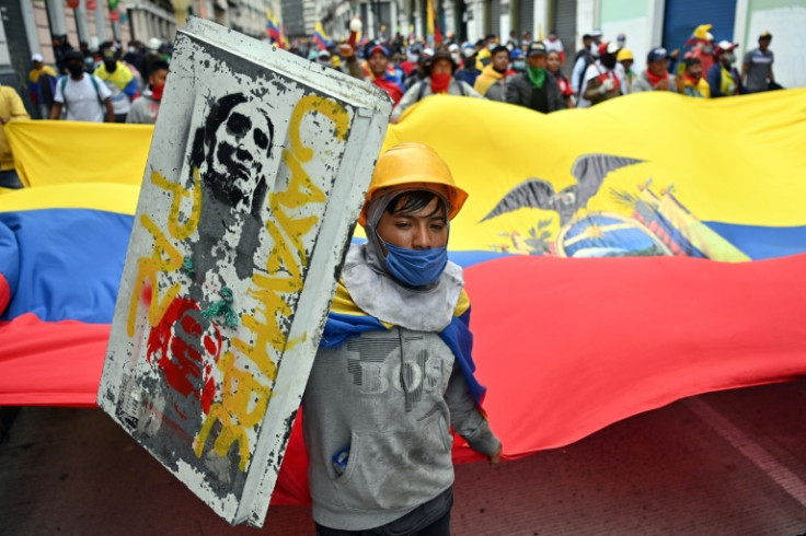 Indigenous protests in Ecuador in 2022 over high living costs and fuel prices paralyzed the country for 18 days