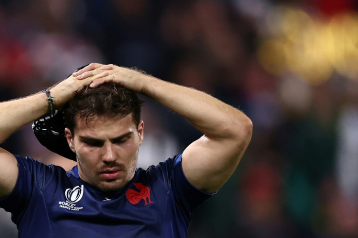 France captain Antoine Dupont returned from a broken cheekbone to lead his side but was left dejected