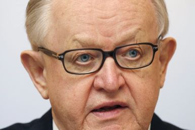 Nobel Peace Prize winner and former Finnish president Martti Ahtisaari
