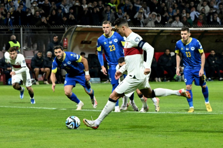 Cristiano Ronaldo scored twice in Portugal's easy win against Bosnia-Herzegovina