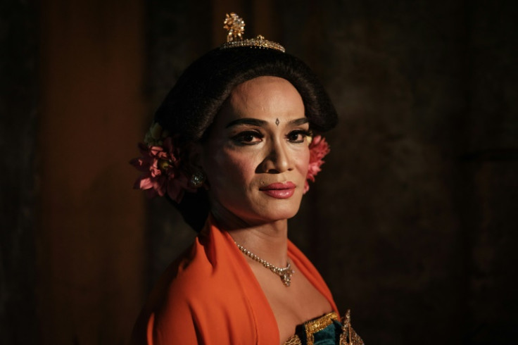 Indonesian dancer Rianto during the festival in Kaliori