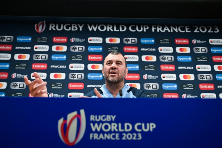 Argentina's Australian  coach Michael Cheika