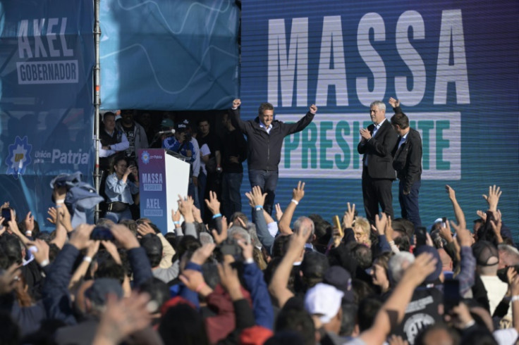 Argentina's Economy Minister Sergio Massa represents the center-left Peronist coalition, a populist movement that has dominated Argentine politics for decades
