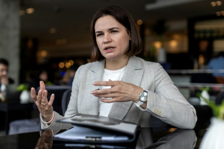 Opposition leader Svetlana Tikhanovskaya says the 'New Belarus' passport will be made in Lithuania
