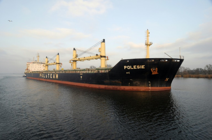 The Polesie cargo ship was travelling from Hamburg to La Coruna in Spain