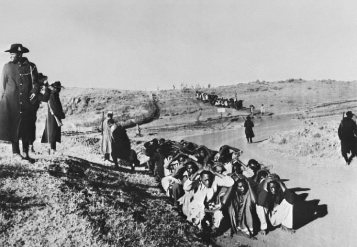 Tens of thousands of Kenyans were rounded up and detained without trial in 1952