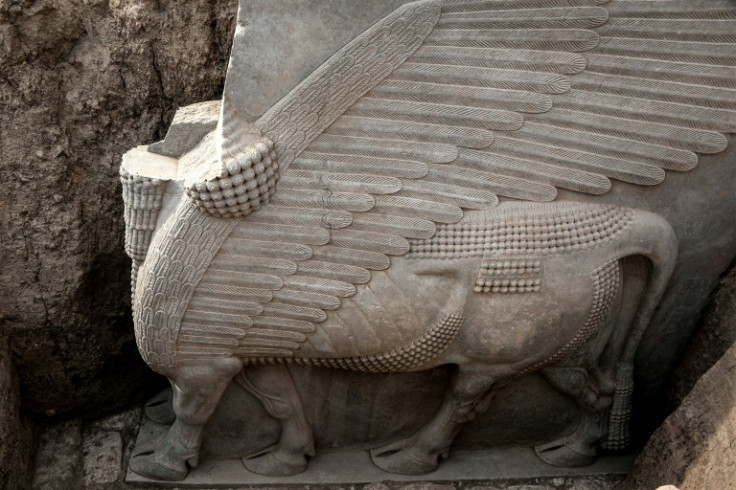 The sculpture was erected to provide protection at the gates of the ancient city of Khorsabad, the Assyrian capital during the reign of King Sargon II in the eighth century BC
