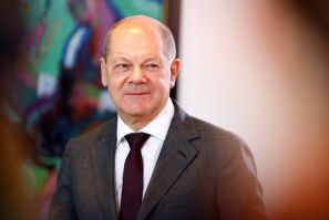 German Chancellor Olaf Scholz insists that the Israel-Hamas war 'will in no way' lessen the West's support for Ukraine